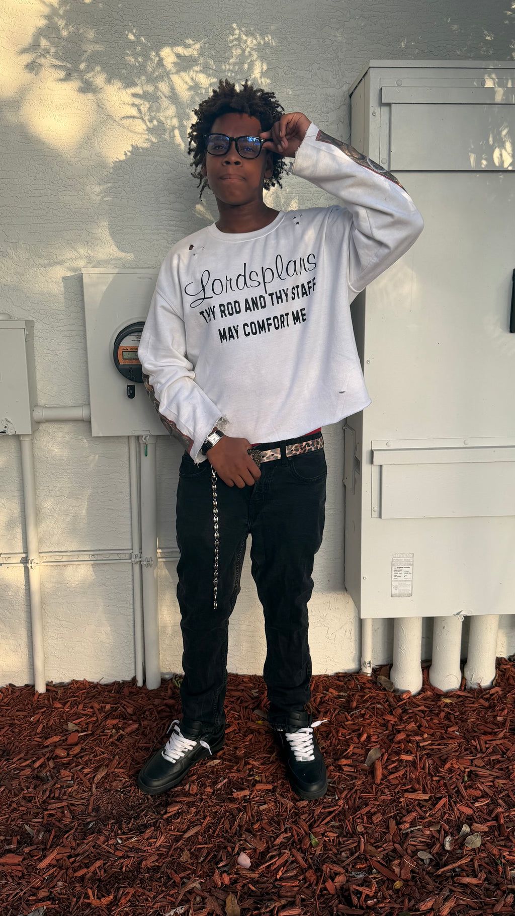 Thy rod thy staff long sleeve